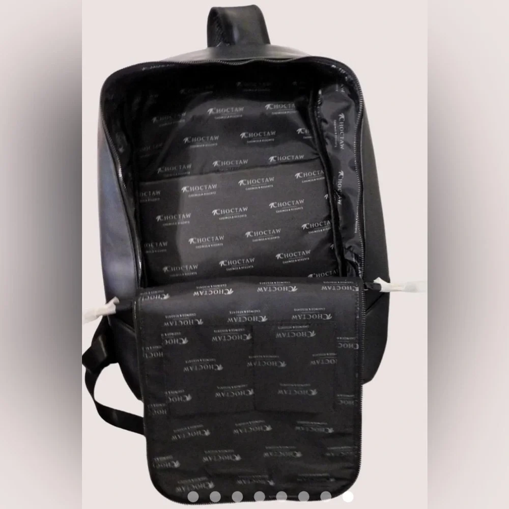NWOT | Choctaw Casino Resorts Faux Leather Backpack with Adjustable Straps |